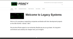 Desktop Screenshot of legacy-systems.net