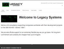 Tablet Screenshot of legacy-systems.net